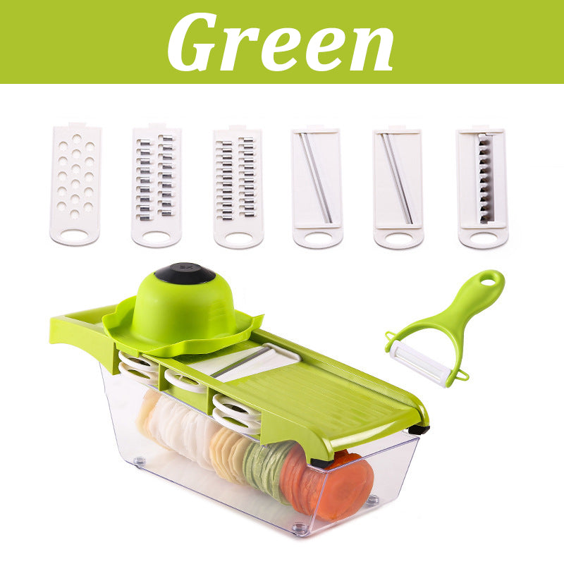 00 Multifunctional Vegetable Cutter Home Kitchen Slicing And Dicing Fruit Artifact