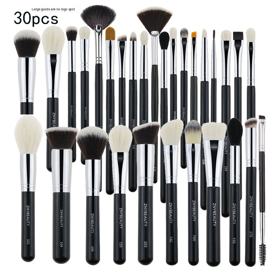 Lebo 30 PCs Makeup Brush Set Soft Hair Eye Shadow Blush Face Powder Full Set