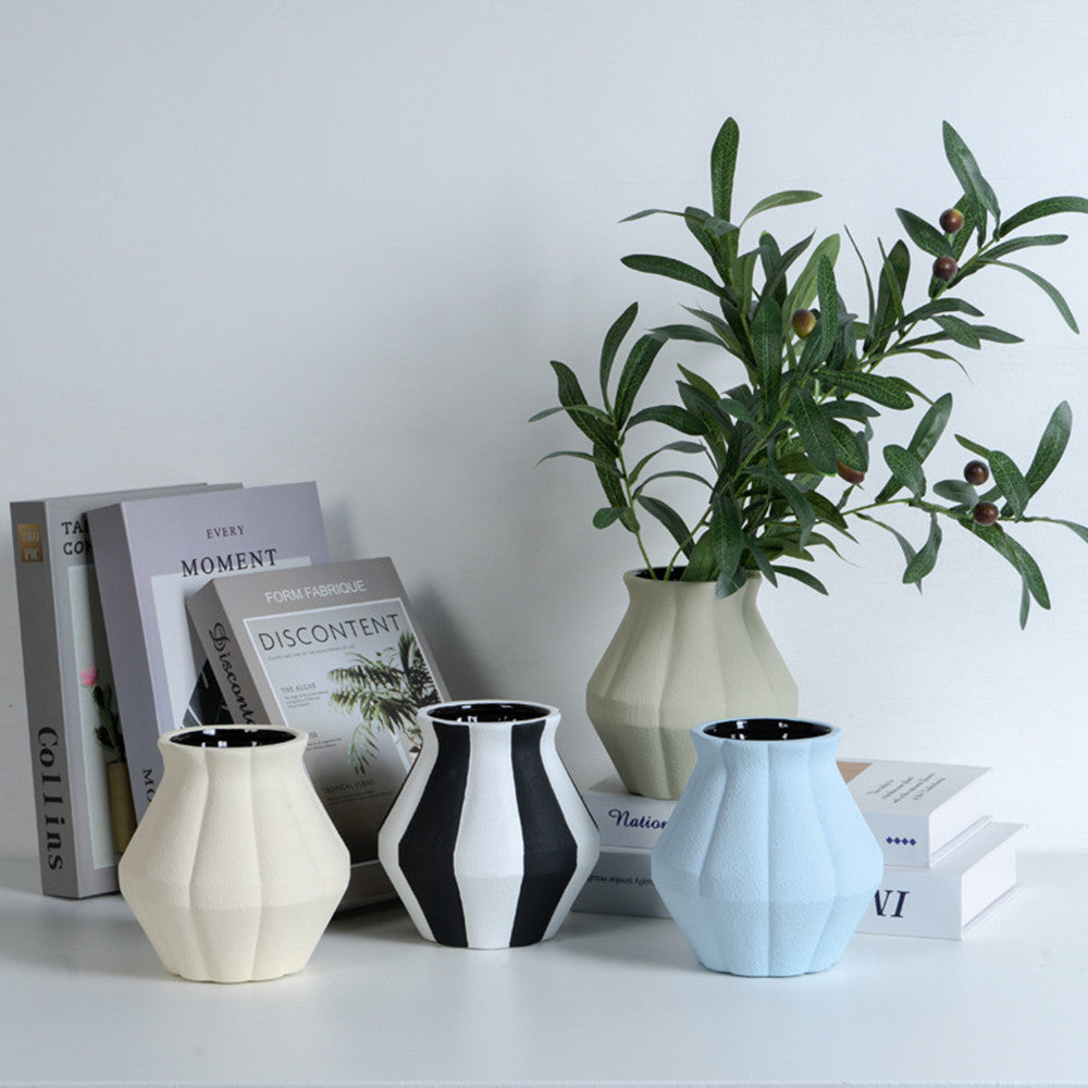 Ceramic VaseSimple Creative Petal Ceramic Vase