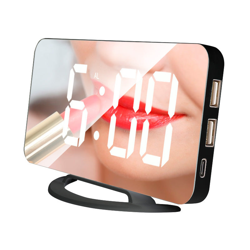 Creative Multifunctional LED Mirror Clock