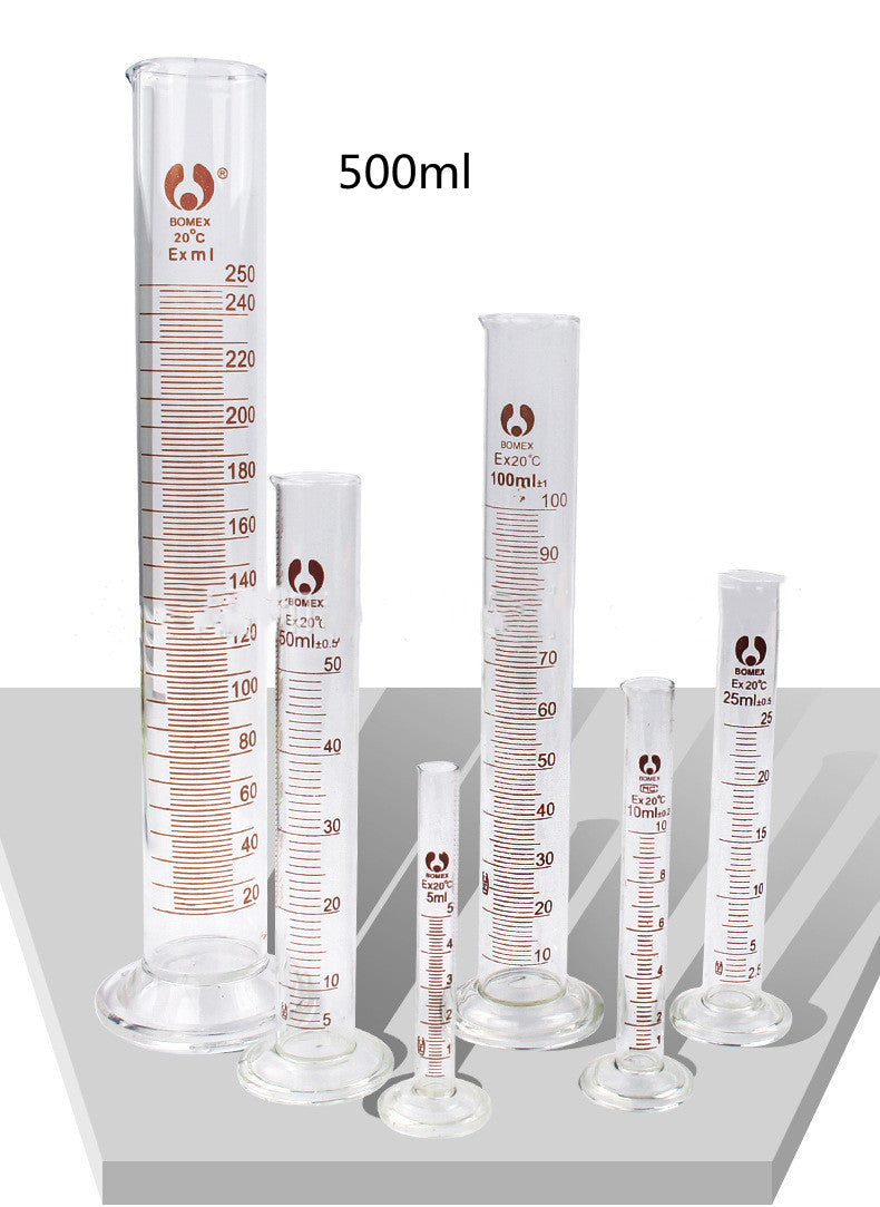 .0 Chemical Laboratory Thickened Glass Graduated Cylinder